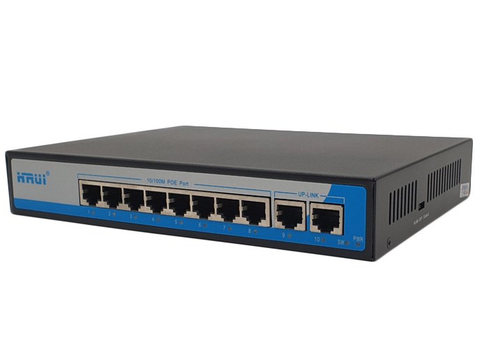 Switch PoE 8 Port HRUI HR901-AF-82N