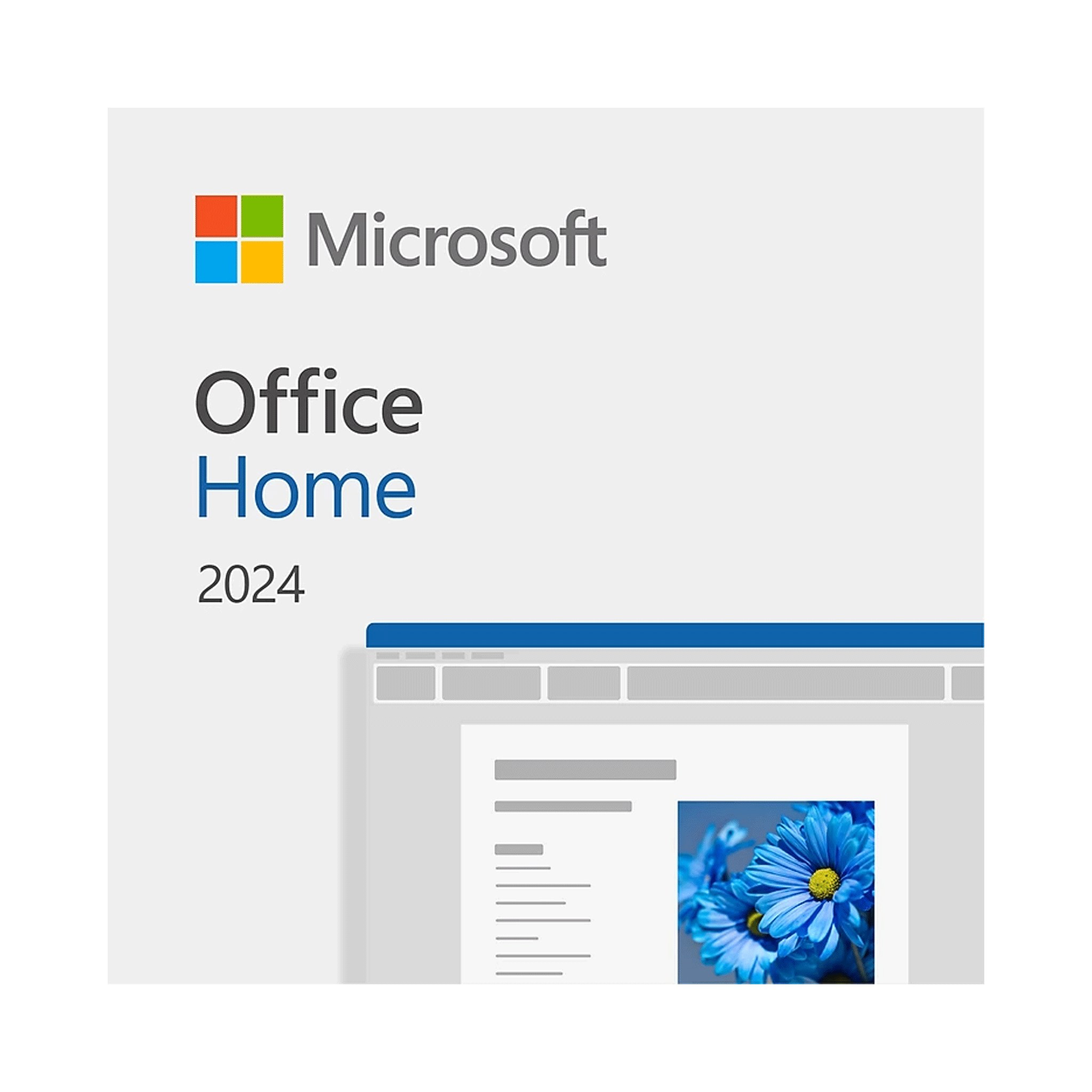 Phần mềm Office Home 2024 (EP2-06796) | Dùng vĩnh viễn, 1 thiết bị, Word, Excel, PowerPoint