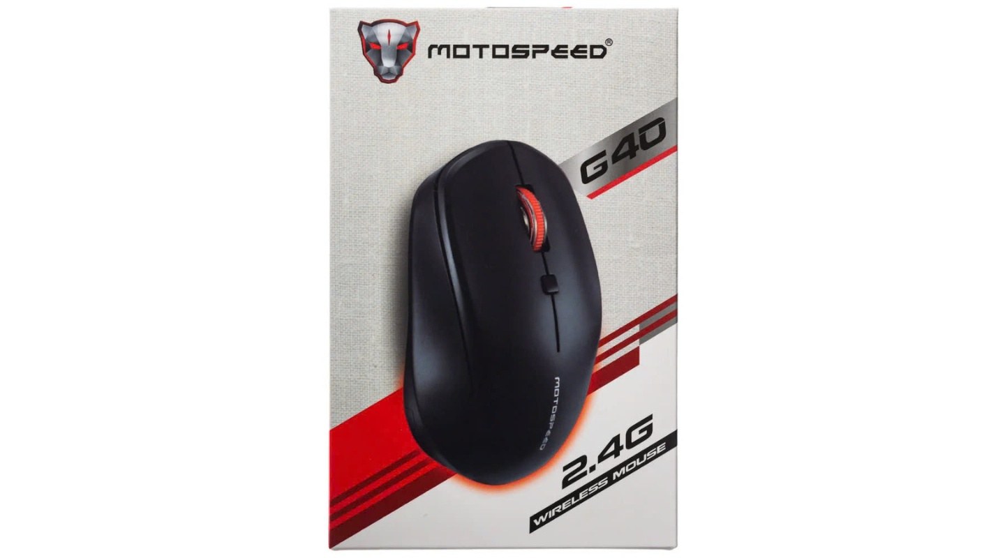 Chuột không dây Motospeed G40 Black (Wireless)