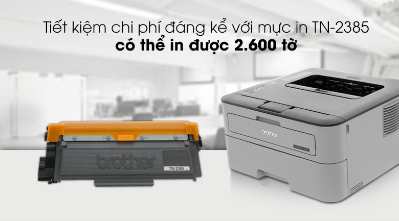 Máy in Laser đen trắng Brother HL-L2321D (In đảo mặt| A4| A5 USB)